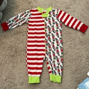 Grinch onesie pajamas